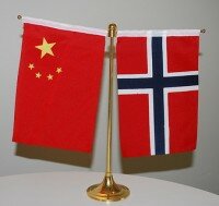 China norway flags
