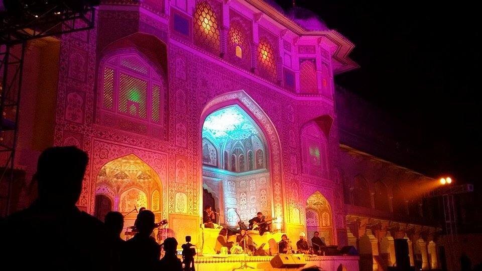 Konsert på amber palace i jaipur foto oliver møystad