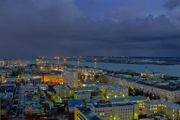 Arkhangelsk view from vysotka