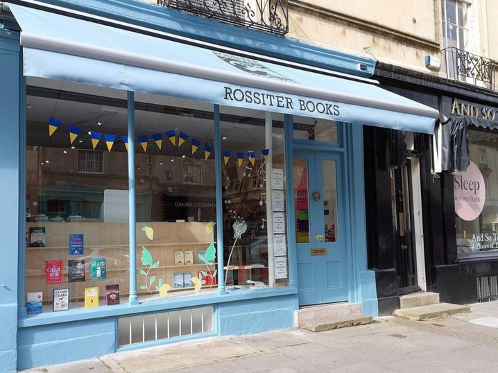 Rosster Books i Monmouth. Foto: Privat.
