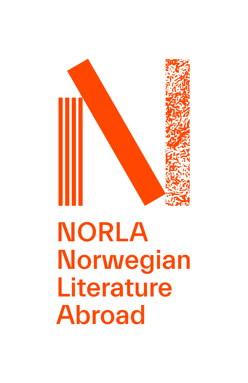 Norla vertical four lines orange rgb