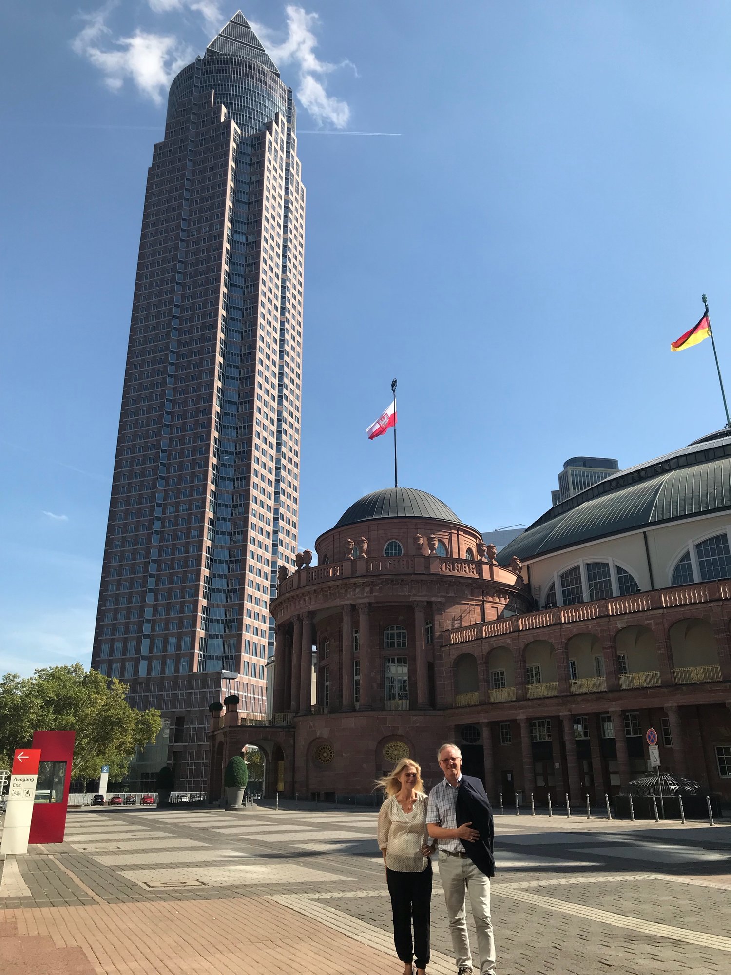 Margit og halldor ved messeturm foto sunniva